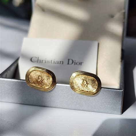 christian dior silk tie|Christian Dior gold cufflinks.